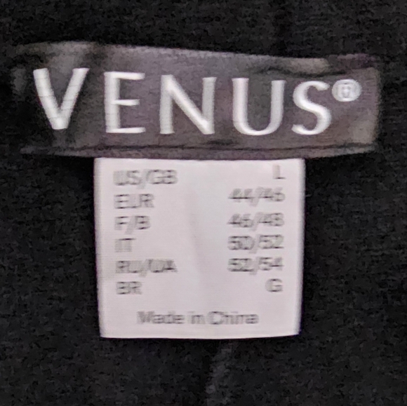 Venus High Rise, Back Zip, Black Flare Flowy Pants Size Large - Picture 3 of 11